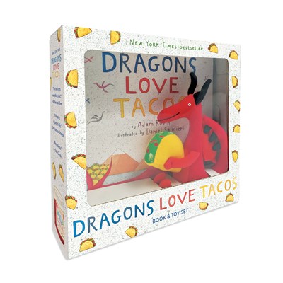 DRAGONS LOVE TACOS BOOK & TOY SET W/ PLUSH - RUBIN. ADAM